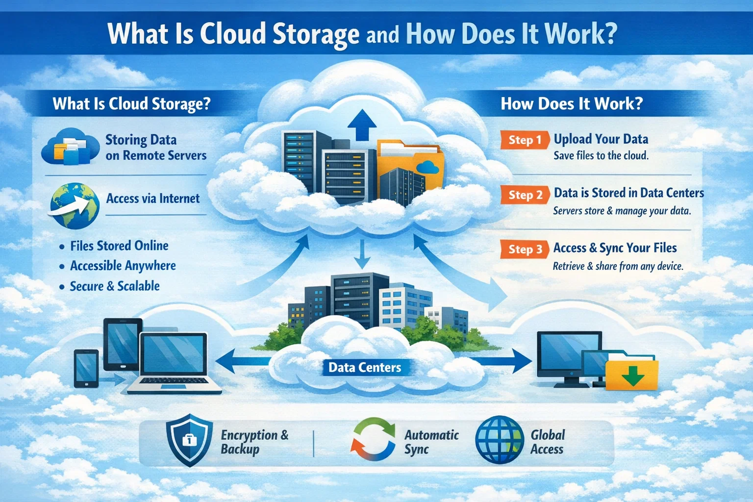 What Is Cloud Storage and How Does It Work? Thumbnail